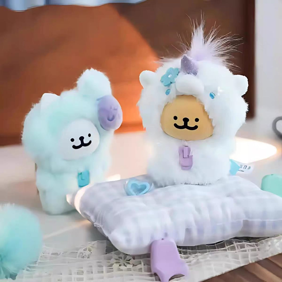 Funism Playful Lifestyle Maltese “My Good Companion” Vinyl Plush Blind Box Keychain Doll 玩乐主义线条小狗我的好伙伴搪胶毛绒盲盒周边挂件娃娃女