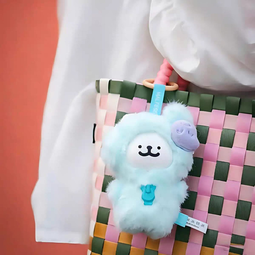 Funism Playful Lifestyle Maltese “My Good Companion” Vinyl Plush Blind Box Keychain Doll 玩乐主义线条小狗我的好伙伴搪胶毛绒盲盒周边挂件娃娃女