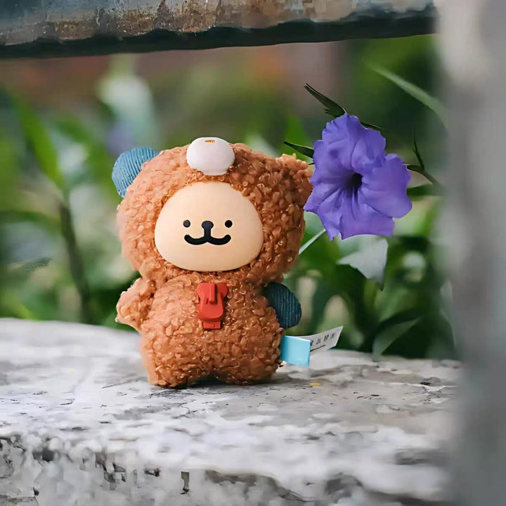Funism Playful Lifestyle Maltese “My Good Companion” Vinyl Plush Blind Box Keychain Doll 玩乐主义线条小狗我的好伙伴搪胶毛绒盲盒周边挂件娃娃女