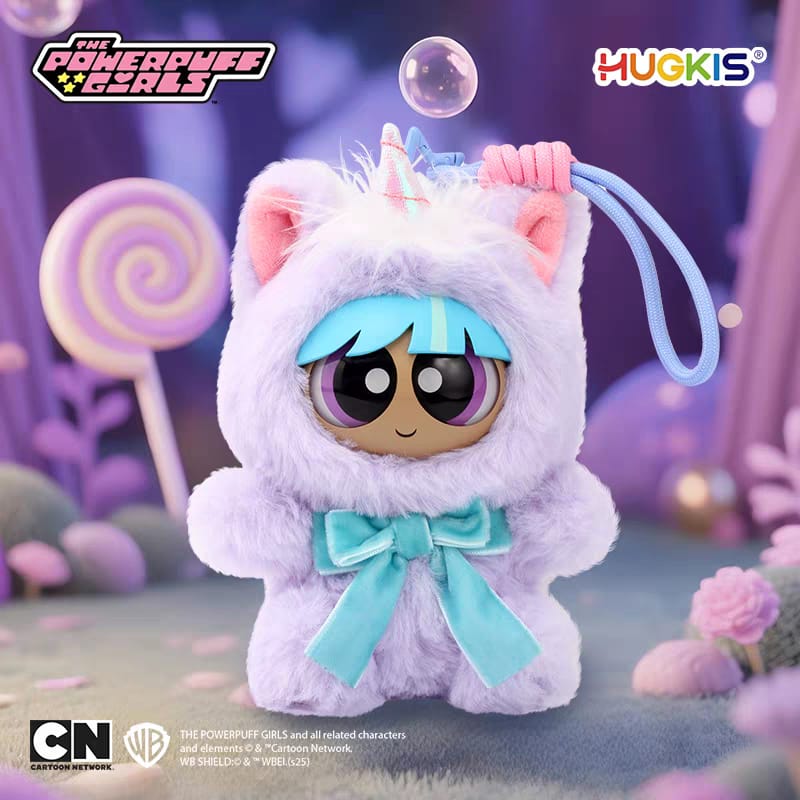 The Powerpuff Girls Forest Party Blind Box Plush Keychain Cute Collectible Hanging Doll & Trendy Gift Figure 飞天小女警森林派对盲盒挂件毛绒公仔周边潮玩礼物摆件玩偶