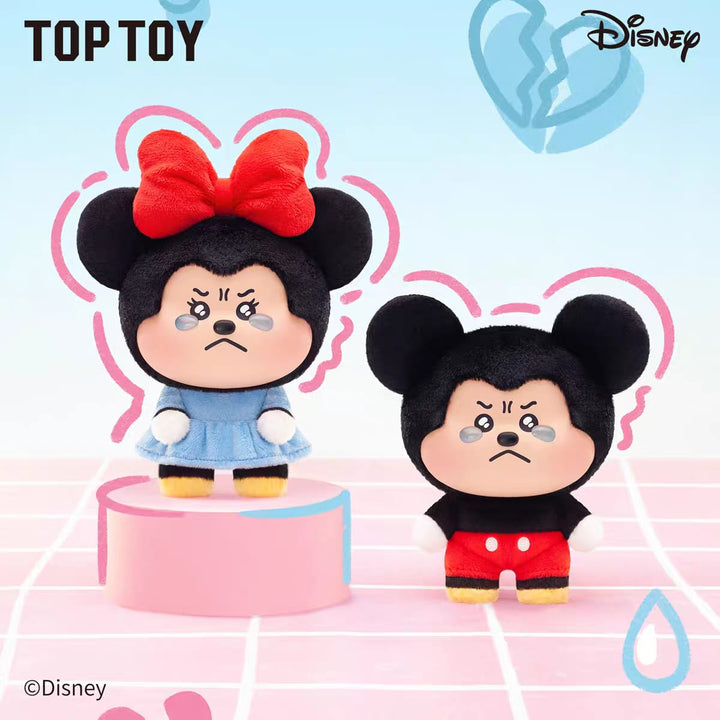 TOPTOY Disney Mickey Minnie Sad Mood Series Plush Blind Box Bag Charm  迪士尼米奇米妮委屈巴巴搪胶毛绒公仔挂件
