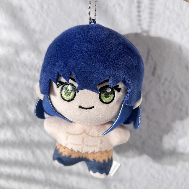 Demon Slayer Infinity Castle Series Blind Box Plush Keychain 鬼灭之刃 无限城篇 盲抽响纸海星体毛绒娃娃挂件