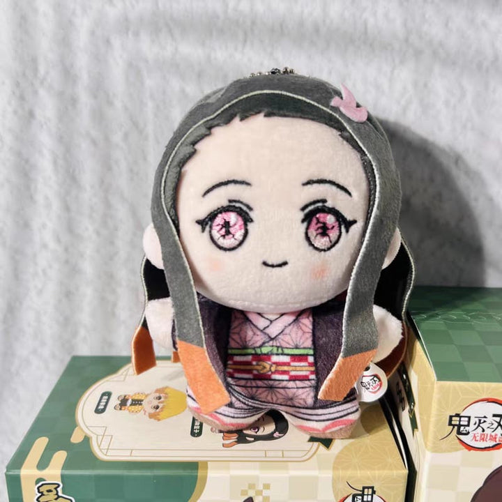 Demon Slayer Infinity Castle Series Blind Box Plush Keychain 鬼灭之刃 无限城篇 盲抽响纸海星体毛绒娃娃挂件
