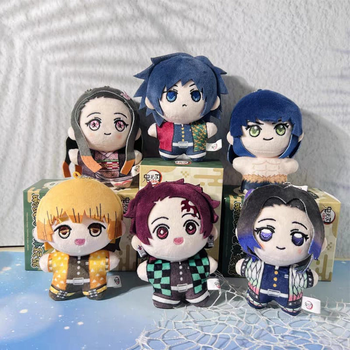 Demon Slayer Infinity Castle Series Blind Box Plush Keychain 鬼灭之刃 无限城篇 盲抽响纸海星体毛绒娃娃挂件