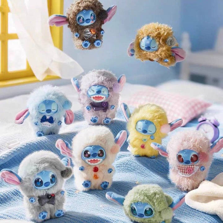 Disney Stitch “5 More Minutes Sleep” Blind Box Plush Pendant | 史迪奇再睡五分钟系列搪胶毛绒盲盒公仔礼物