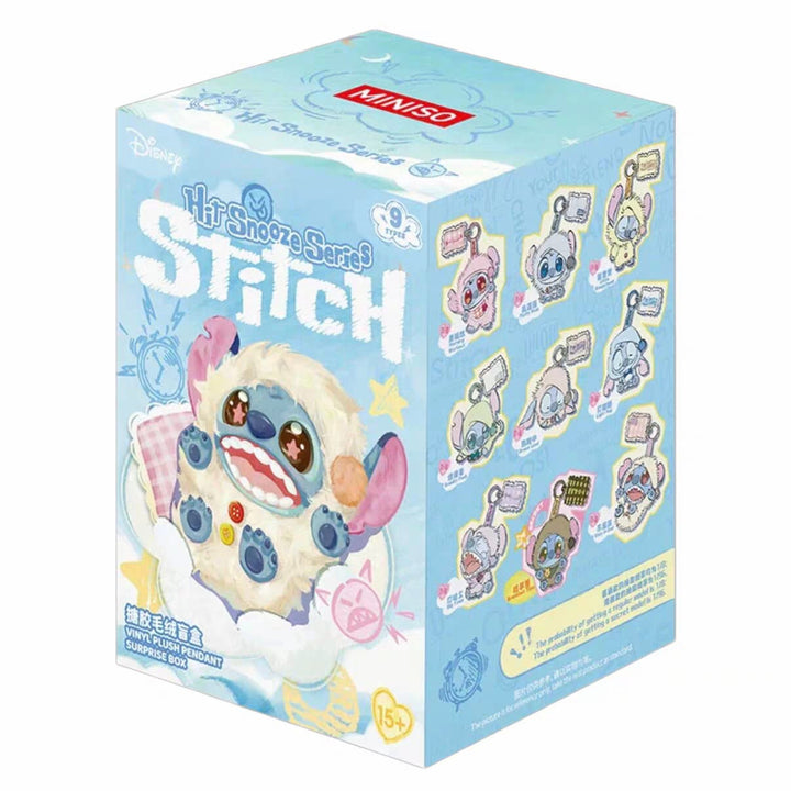 Disney Stitch “5 More Minutes Sleep” Blind Box Plush Pendant | 史迪奇再睡五分钟系列搪胶毛绒盲盒公仔礼物