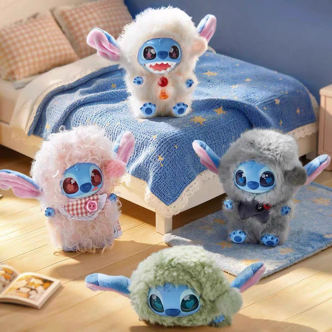 Disney Stitch “5 More Minutes Sleep” Blind Box Plush Pendant | 史迪奇再睡五分钟系列搪胶毛绒盲盒公仔礼物