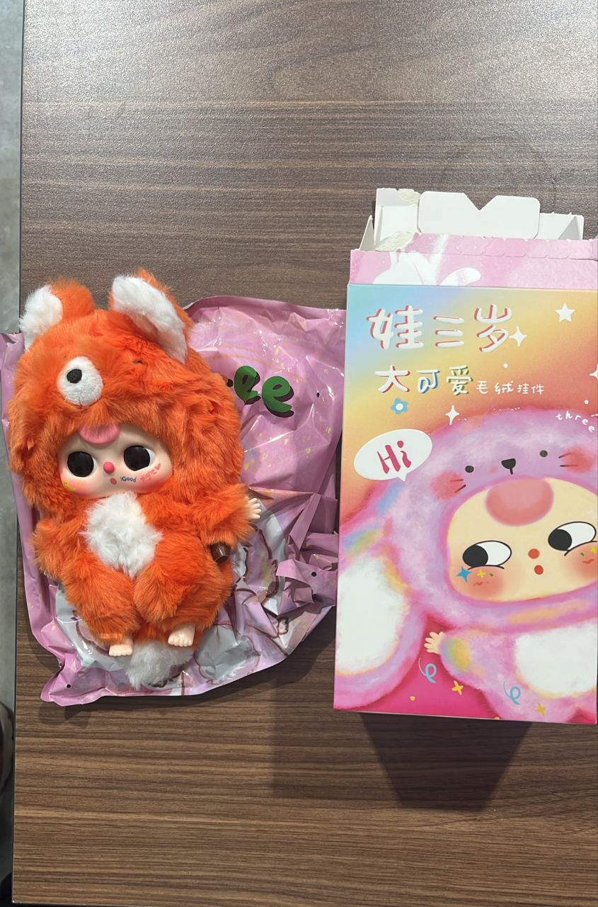 Original Baby Three V3 Blind Box Plush Doll 娃三岁大可爱毛织盲盒