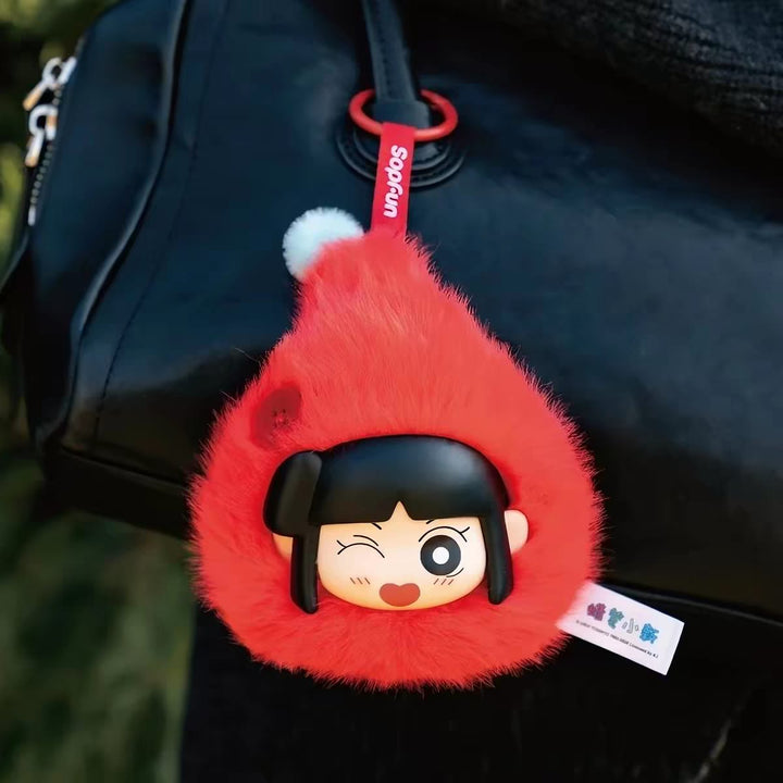 Sopfun Crayon Shin-chan Dwarf Fairy Tale Blind Box Mini Bag Keychain Earphone 蜡笔小新矮人童话挂件小包盲盒耳机包
