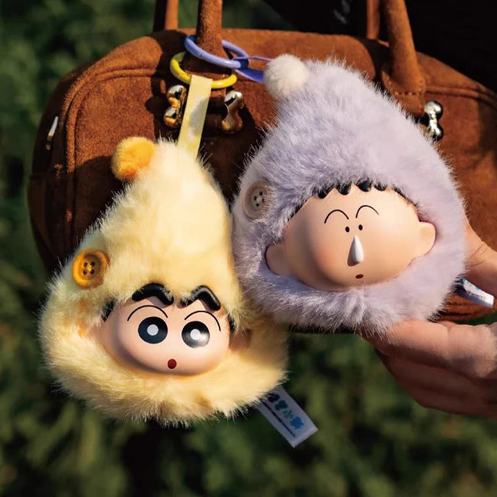 Sopfun Crayon Shin-chan Dwarf Fairy Tale Blind Box Mini Bag Keychain Earphone 蜡笔小新矮人童话挂件小包盲盒耳机包