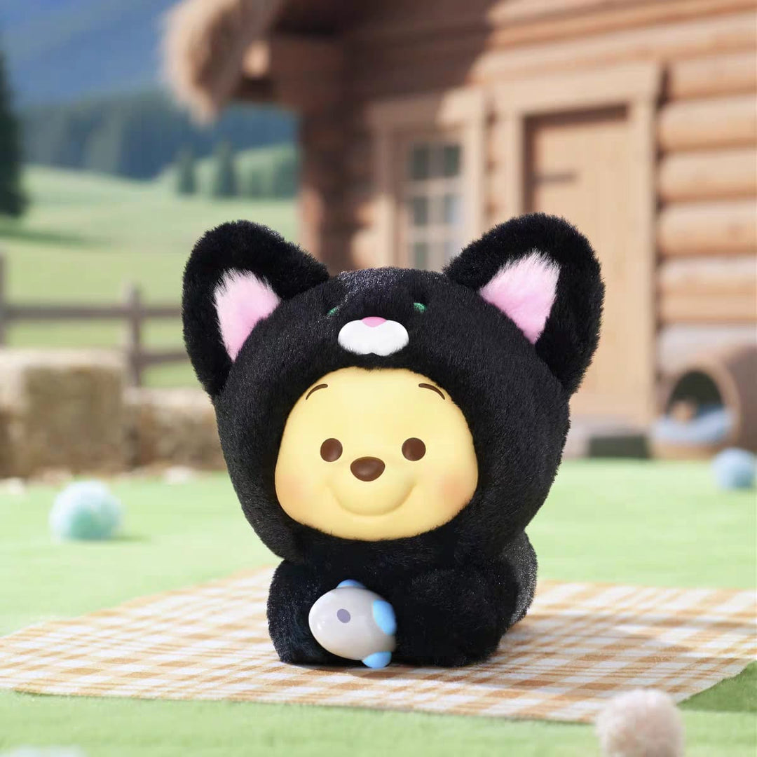 TOPTOY Winnie the Pooh Happy Farm Series Blind Box Plush Keychain TOPTOY小熊维尼农场动物系列盲盒潮玩毛绒公仔女生礼物挂件
