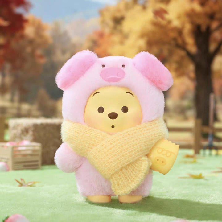 TOPTOY Winnie the Pooh Happy Farm Series Blind Box Plush Keychain TOPTOY小熊维尼农场动物系列盲盒潮玩毛绒公仔女生礼物挂件