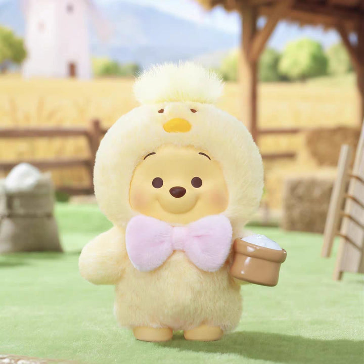TOPTOY Winnie the Pooh Happy Farm Series Blind Box Plush Keychain TOPTOY小熊维尼农场动物系列盲盒潮玩毛绒公仔女生礼物挂件