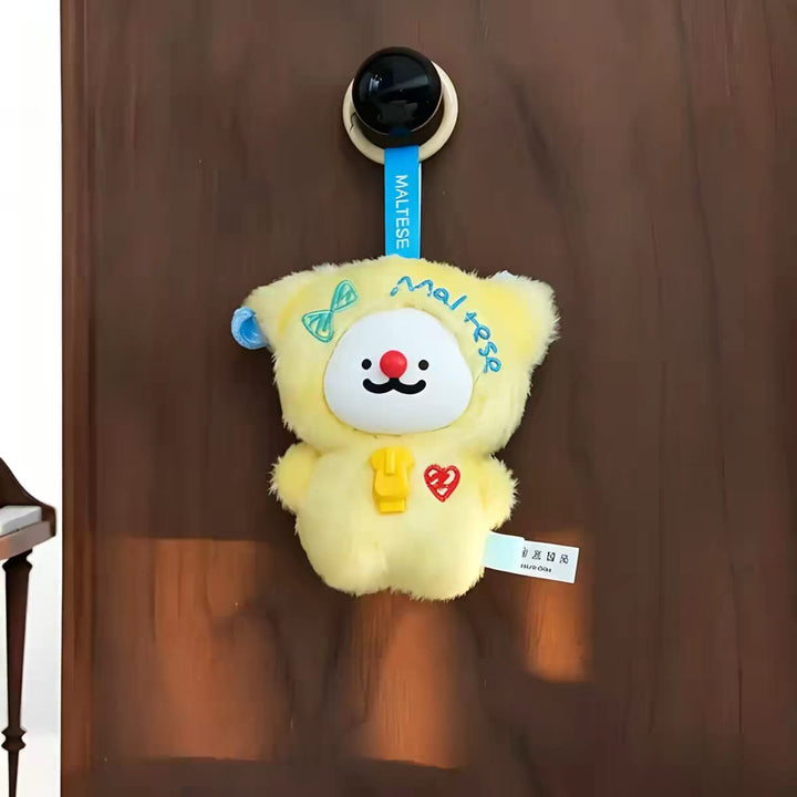 Funism Playful Lifestyle Maltese “My Good Companion” Vinyl Plush Blind Box Keychain Doll 玩乐主义线条小狗我的好伙伴搪胶毛绒盲盒周边挂件娃娃女
