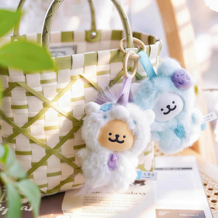 Funism Playful Lifestyle Maltese “My Good Companion” Vinyl Plush Blind Box Keychain Doll 玩乐主义线条小狗我的好伙伴搪胶毛绒盲盒周边挂件娃娃女