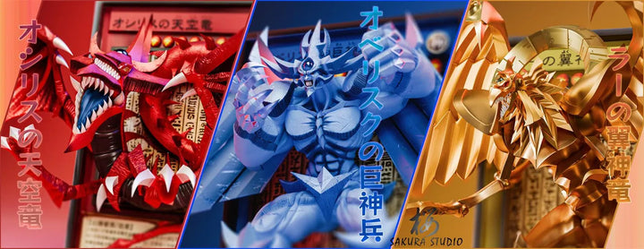 【Pre order】 SAKURA Studio - Egyptian God Obelisk the Tormentor & Slifer the Sky Dragon & The Winged Dragon of Ra