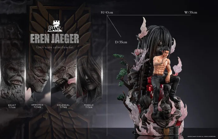 【Pre order】Giant Studio 1/4 Attack on Titan Eren Jaeger