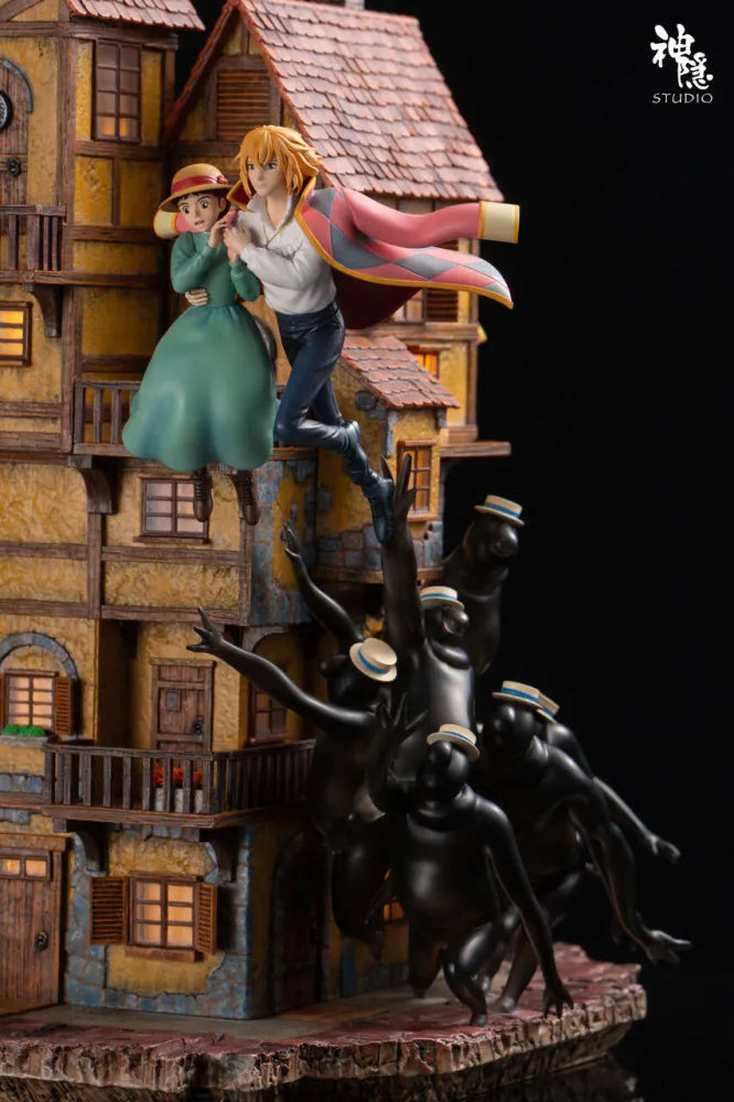 【Pre order】ShenYin Studio - Howl's Moving Castle Howl and Sophie's aerial encounter with LED