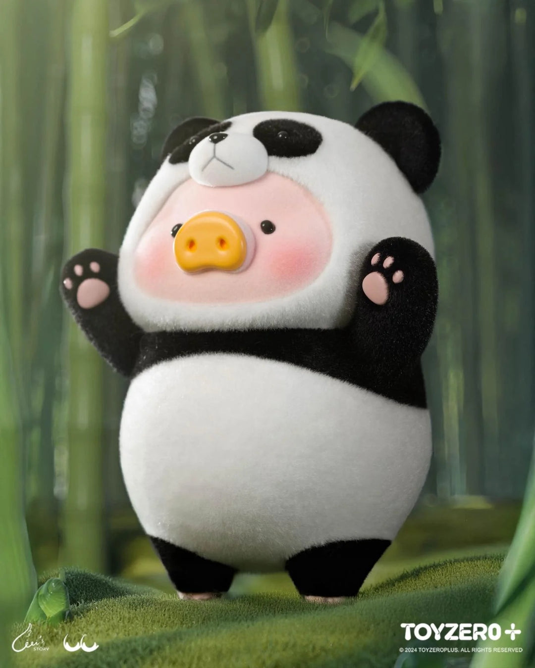 Original TOYZERO+ LuLu the Piggy - XL PANDA LULU 罐头猪XL熊猫