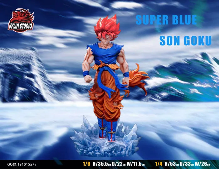 【Pre order】Kylin Studio 1/6 & 1/4 Dragon Ball Super Blue Son Goku