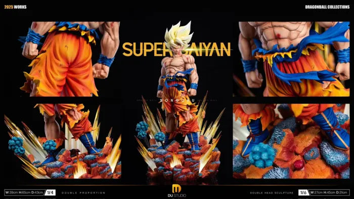 【Pre order】DU Studio 1/6 & 1/4 Super Saiyan Son Goku with LED