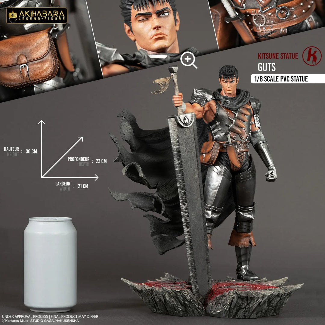 【Pre order】Kitsune Statue 1/8 PVC Berserk Guts (Copyright)