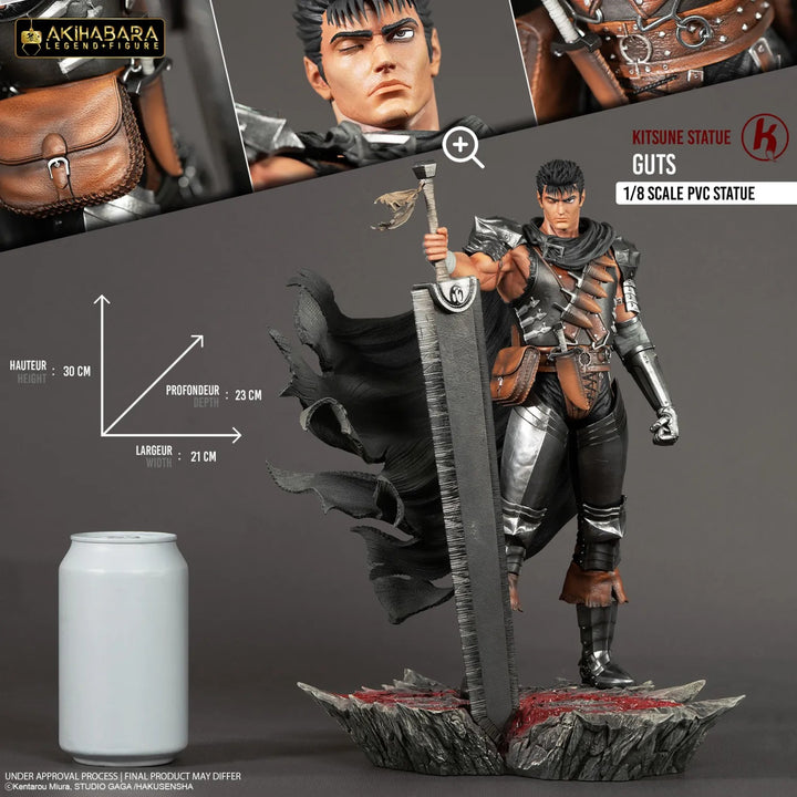 【Pre order】Kitsune Statue 1/8 PVC Berserk Guts (Copyright)