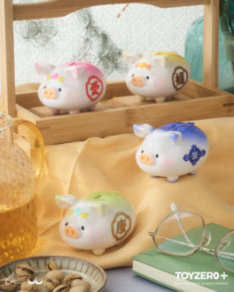 Original ToyZeroPlus Lulu The Piggy - Lucky Fortune Piggy Series Blind Box 罐头猪lulu解答之猪盲盒招财桌面摆件女生新年礼物