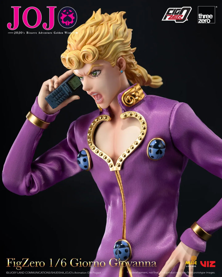 【Pre order】Threezero 1/6 JoJo's Bizarre Adventure: Golden Wind FigZero Giorno Giovanna 3Z06570M0 (Copyright)
