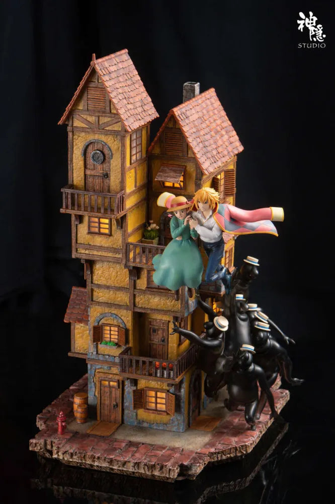 【Pre order】ShenYin Studio - Howl's Moving Castle Howl and Sophie's aerial encounter with LED