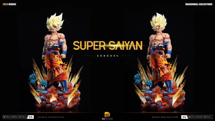 【Pre order】DU Studio 1/6 & 1/4 Super Saiyan Son Goku with LED