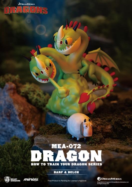 Original Beast Kingdom MEA-072 How to Train Your Dragon Series Blind Box 驯龙高手系列盲盒无牙仔夜煞Q版手办潮玩小摆件礼物