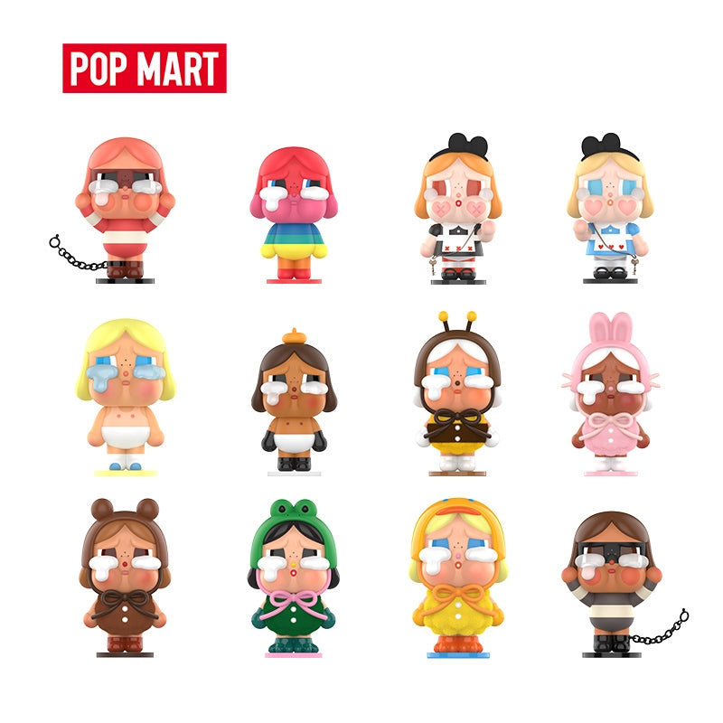 Original POP MART CRYBABY Crying Again Series Figures CRYBABY 眼泪工厂系列搪胶 ...