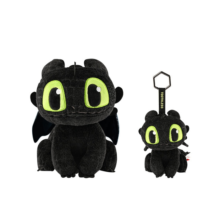 Original Universal Studios How to train your dragon Toothless Plush Doll驯龙高手公仔挂件毛绒钥匙扣环球影城无牙仔夜煞玩偶包包挂饰