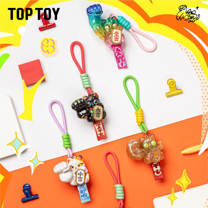 Original TOPTOY Great Power Fortune Protecting Blessings Series Blind Box 大力招财守护福盲盒mini公仔招财转运挂件