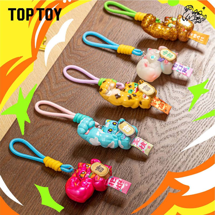 Original TOPTOY Great Power Fortune Protecting Blessings Series Blind Box 大力招财守护福盲盒mini公仔招财转运挂件