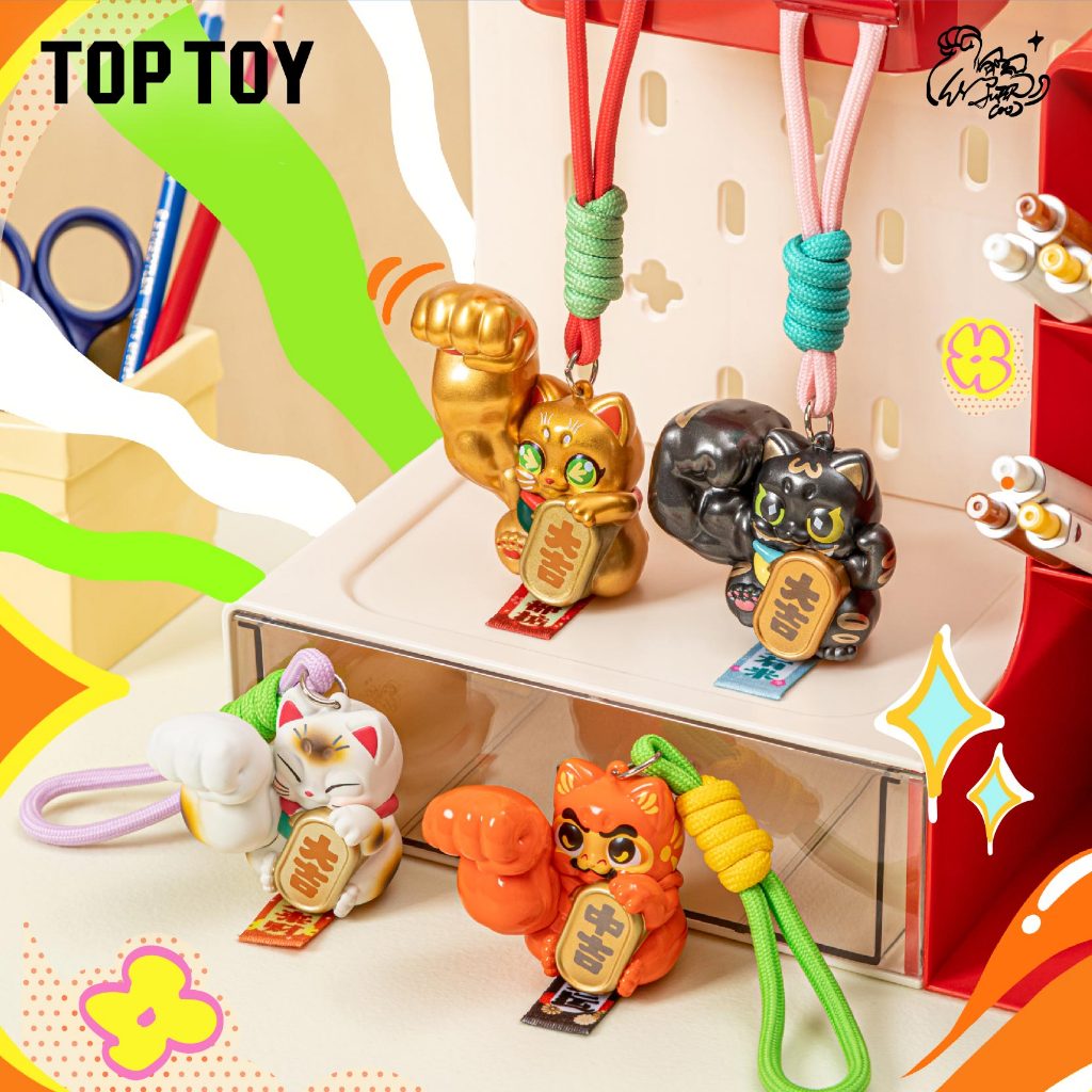 Original TOPTOY Great Power Fortune Protecting Blessings Series Blind Box 大力招财守护福盲盒mini公仔招财转运挂件
