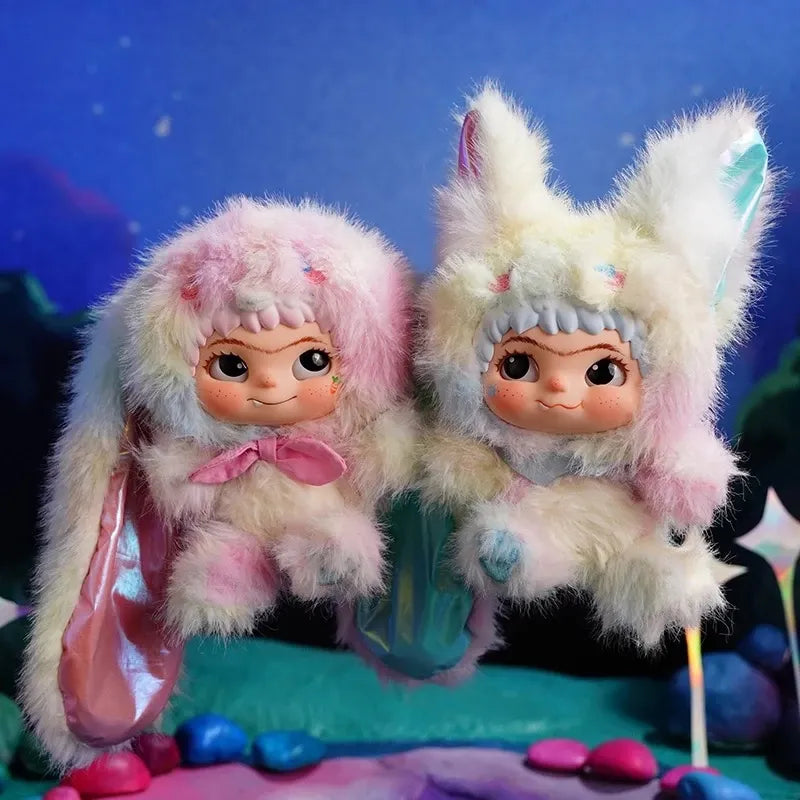 Original MINISO WAKUKU 2.0 Wow Kuku Rabbit & FoxFox Series Blind Box 名创优品WAKUKU哇库库毛毛潮趣系列盲盒手办摆件毛绒礼物