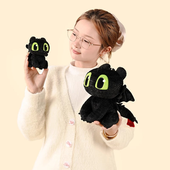 Original Universal Studios How to train your dragon Toothless Plush Doll驯龙高手公仔挂件毛绒钥匙扣环球影城无牙仔夜煞玩偶包包挂饰