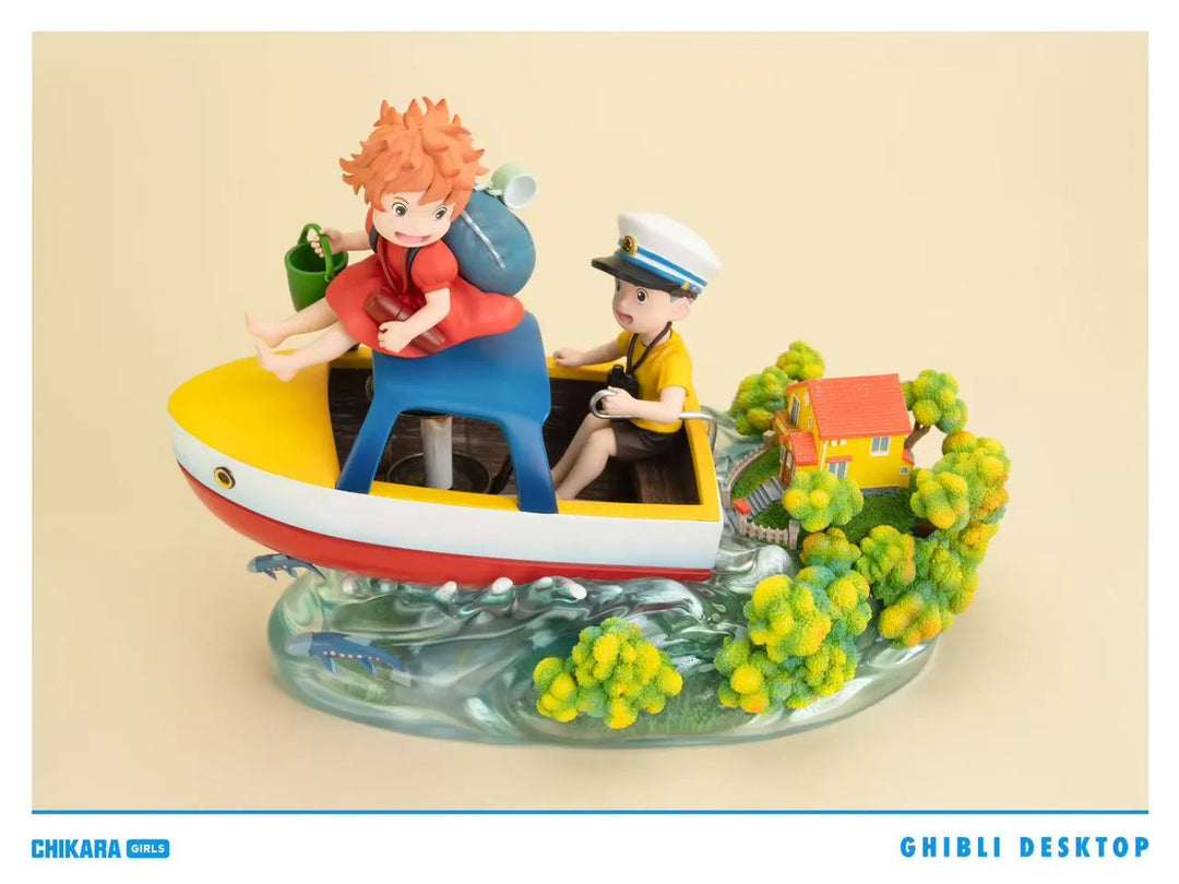 【Pre order】Chikara Studio - Ponyo on the Cliff Ponyo & Sosuke