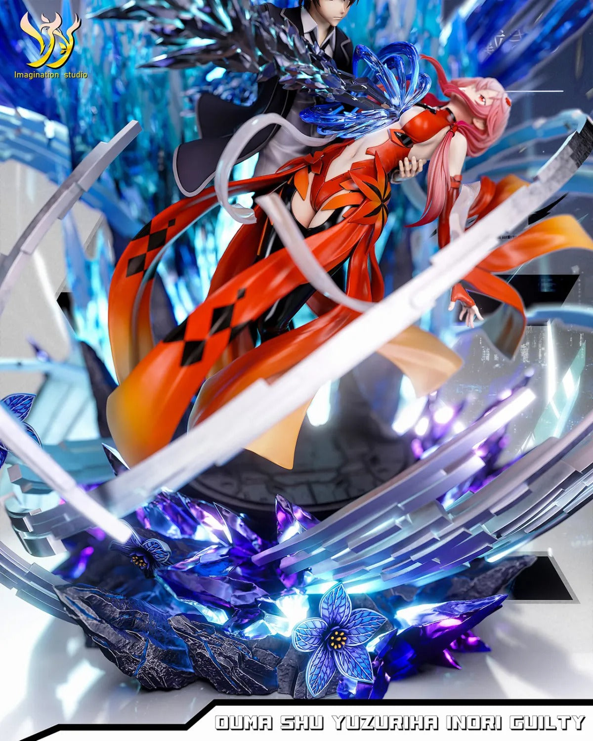Guilty Crown フィギュア5体セット Guilty Crown Inori Yuzuriha GK Statue - Meng Ya Xiang Studio