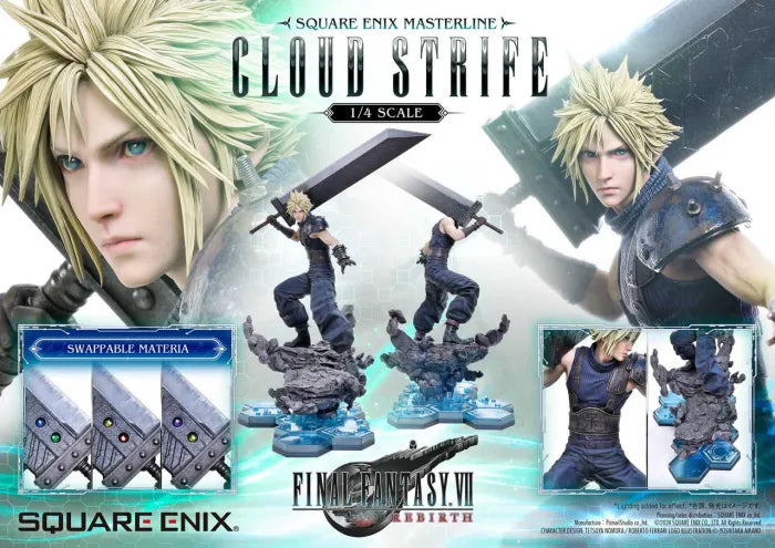 【Pre order】Prime 1 Studio 1/4 Final Fantasy VII Rebirth Cloud & Sephiroth (Copyright)