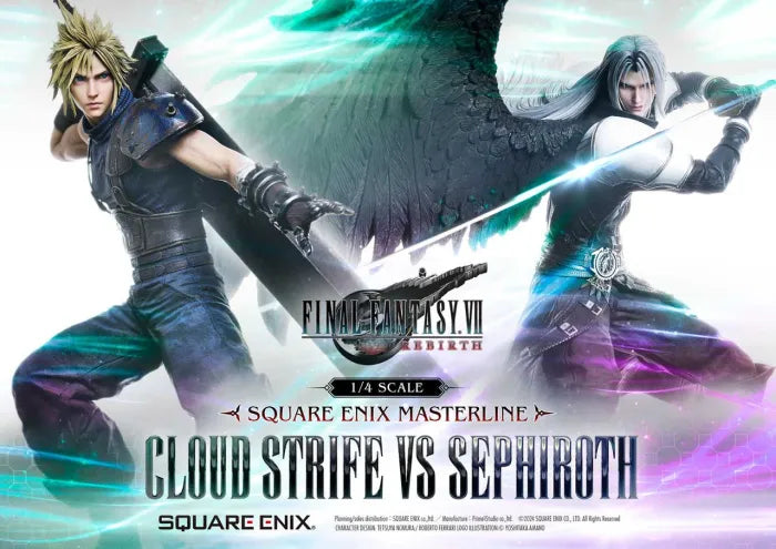 【Pre order】Prime 1 Studio 1/4 Final Fantasy VII Rebirth Cloud & Sephiroth (Copyright)