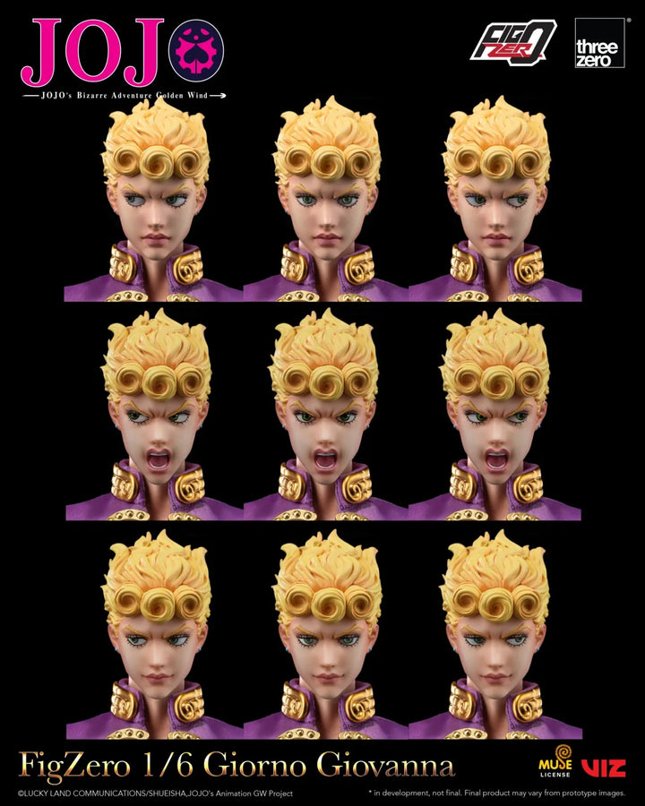 【Pre order】Threezero 1/6 JoJo's Bizarre Adventure: Golden Wind FigZero Giorno Giovanna 3Z06570M0 (Copyright)