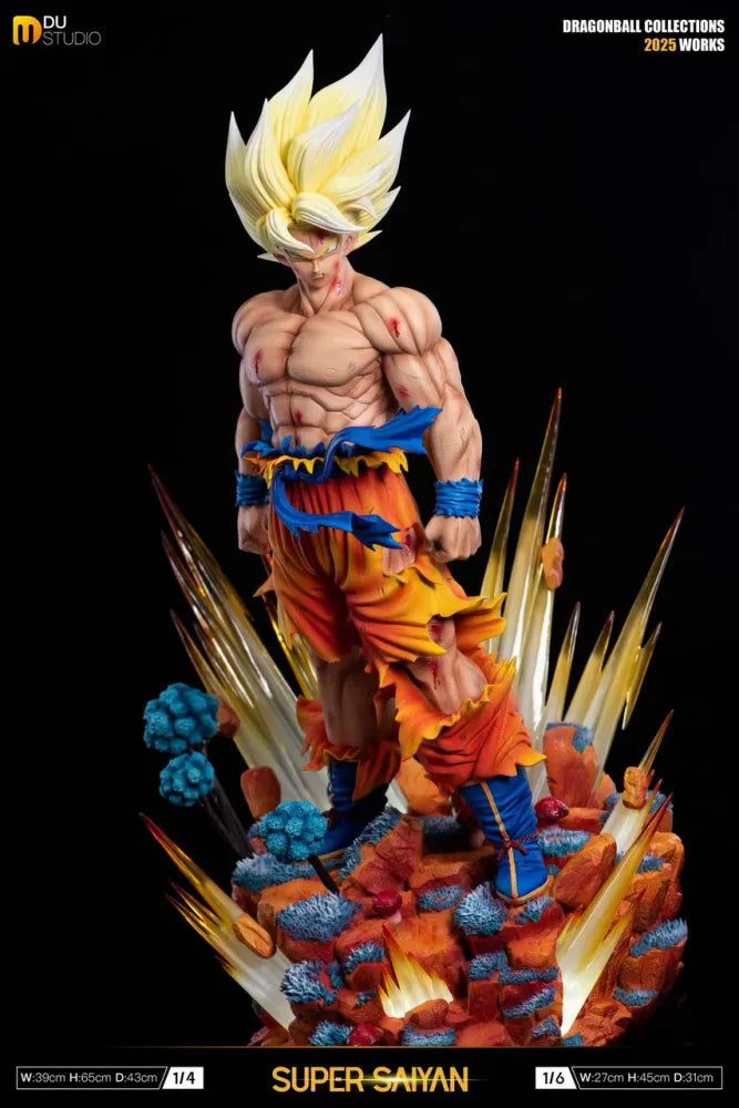 【Pre order】DU Studio 1/6 & 1/4 Super Saiyan Son Goku with LED