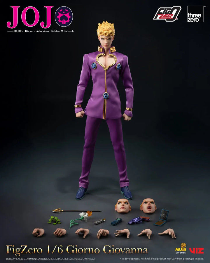 【Pre order】Threezero 1/6 JoJo's Bizarre Adventure: Golden Wind FigZero Giorno Giovanna 3Z06570M0 (Copyright)