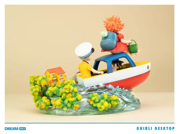【Pre order】Chikara Studio - Ponyo on the Cliff Ponyo & Sosuke