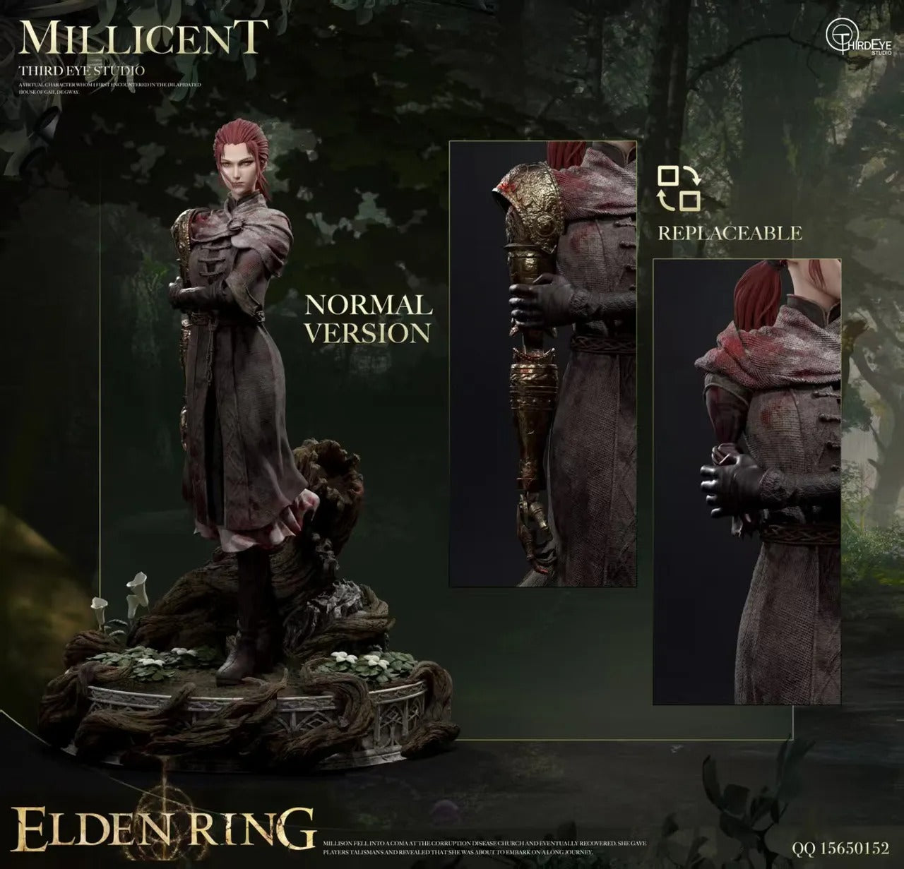 ELDEN RING フィギュア ミリセントの義手 Pre order】Third Eye Studio 1/4 Elden Ring Millicent – STC Toys