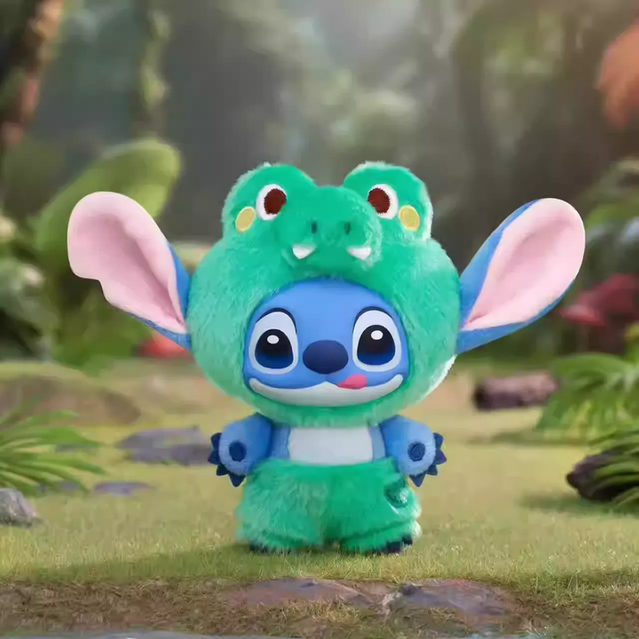 Original TOPTOY Stitch Wild Animal Series Blind Box 新品TOPTOY史迪奇野性动物系列搪胶毛绒盲盒潮玩公仔挂件生日礼物