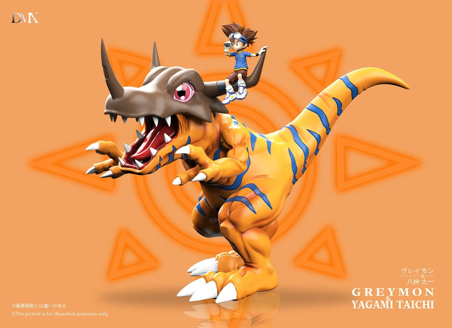 Pre order】DMX Studio - Digimon Yagami Taichi & Greymon – STC Toys